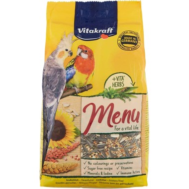 Menú Premium Cotorras 1 Kg.